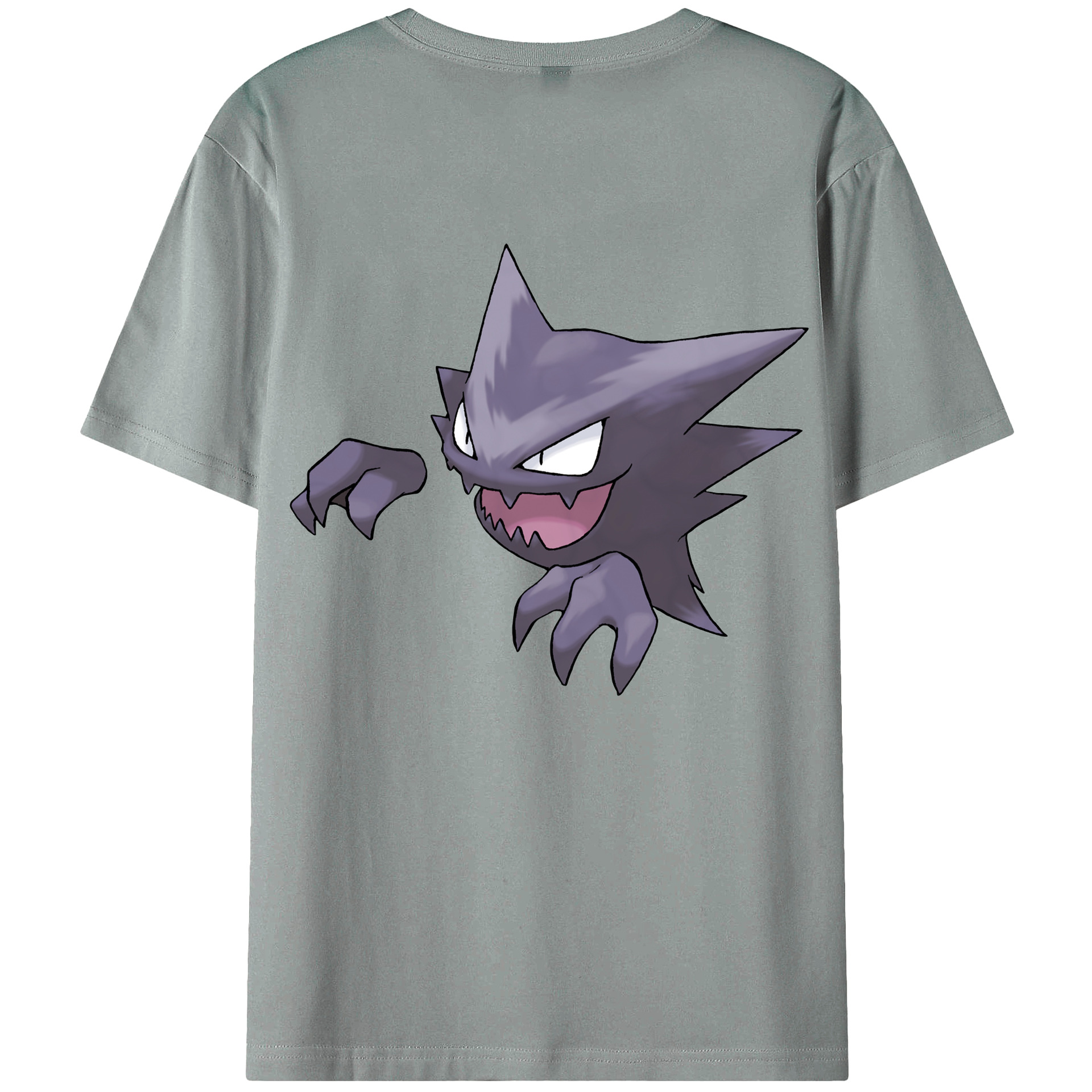 （画像用） ポケットモンスター Pokémon 綿100％ メンズ半袖Tシャツ（バックプリント） 通気性